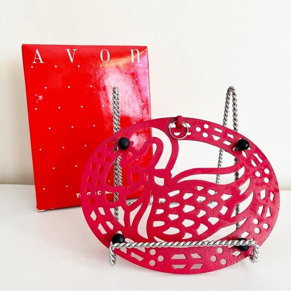 AVON Vintage The Gift Collection Country Treasures Trivet, NIB - Picture 7 of 7